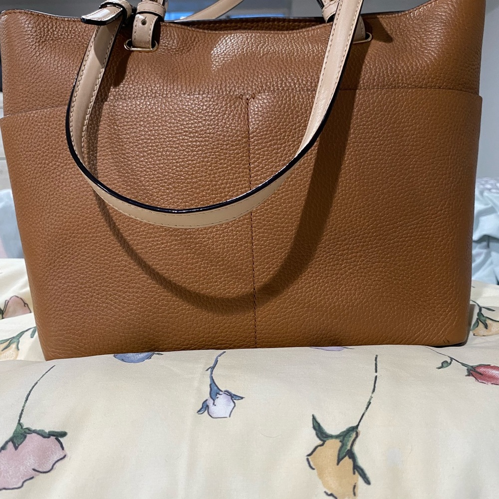 Brown Leather Tote Bag